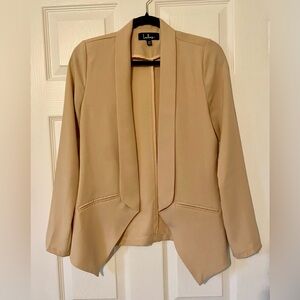 Lulu's Tan Lightweight Blazer Jacket for Women